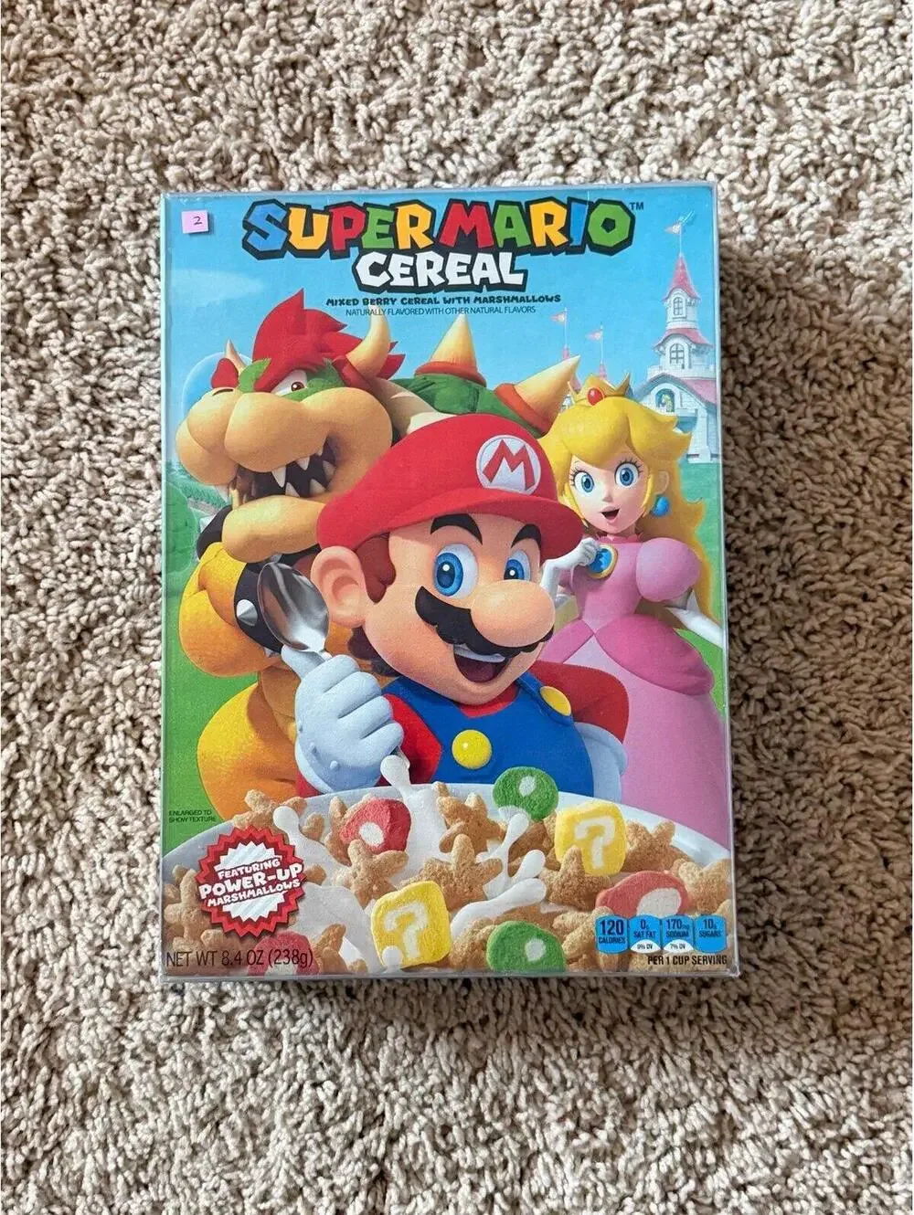 Super Mario Cereal (Blue Box)